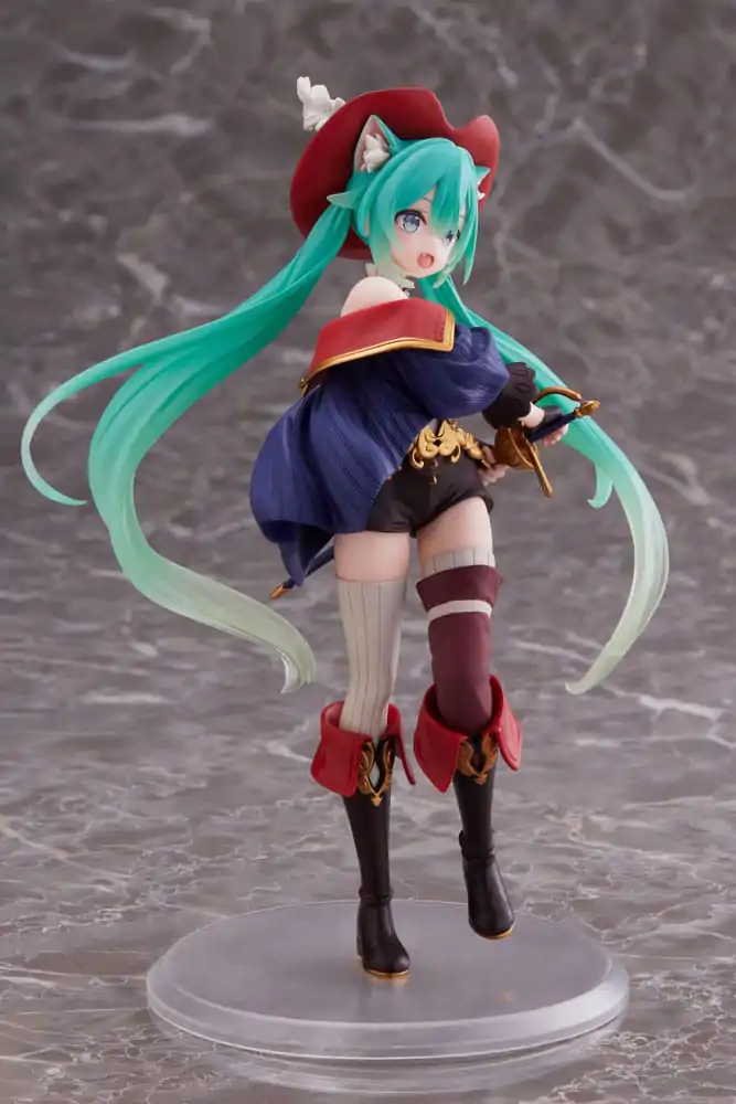 Statueta PVC Hatsune Miku Wonderland Puss in Boots 18 cm poza produsului