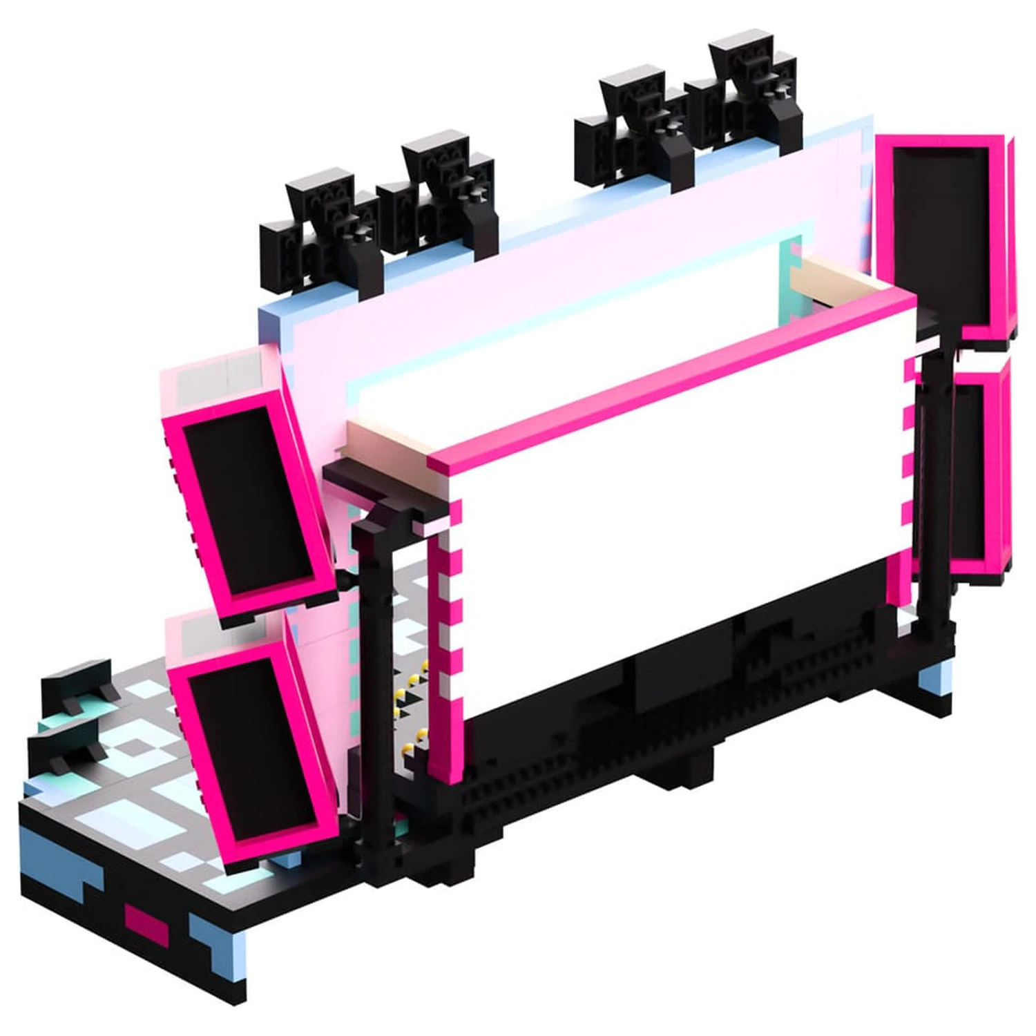 Hatsune Miku brickset Miku's Stage 19 cm poza produsului