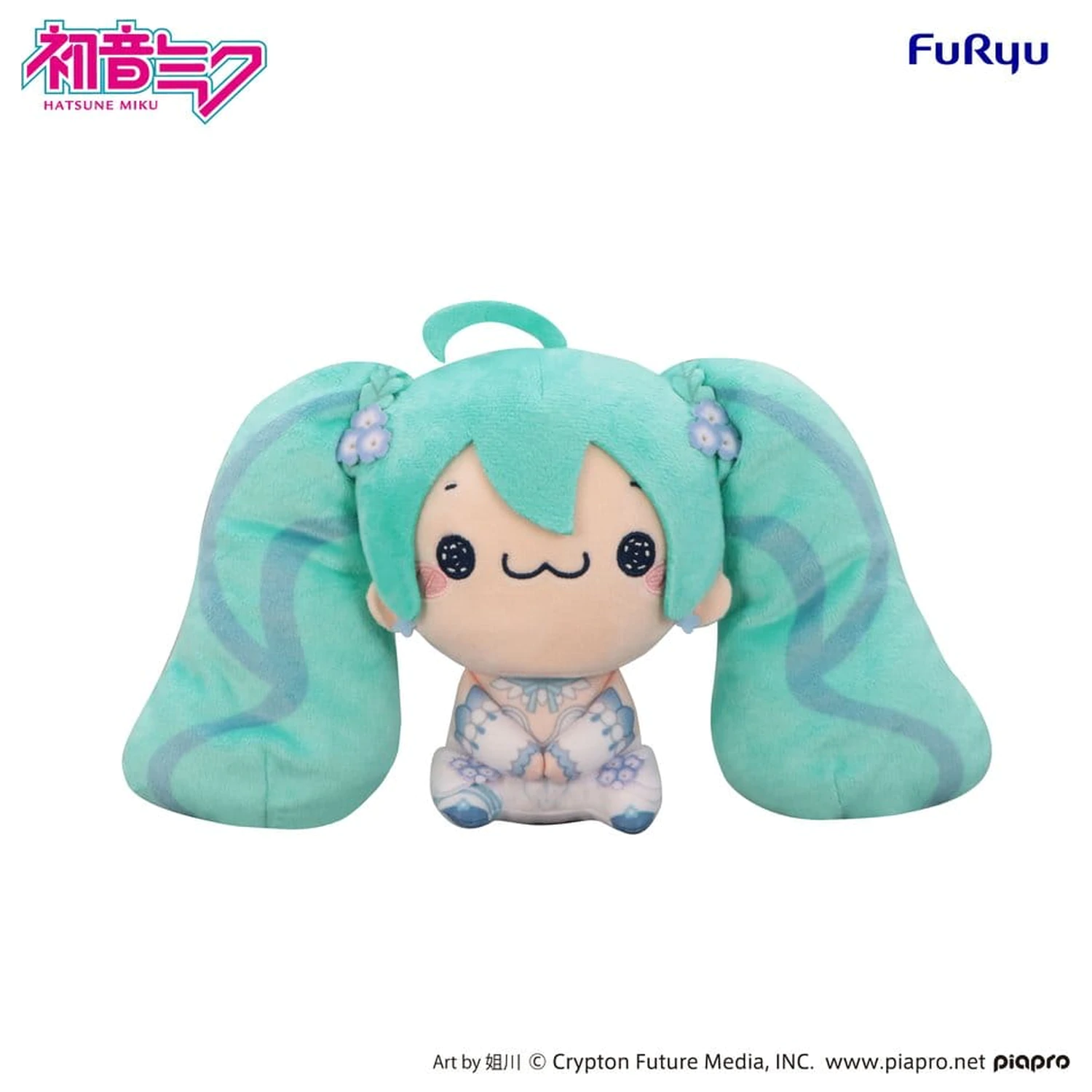 Hatsune Miku Mochipico figurina de plus Nemophila A 15 cm poza produsului