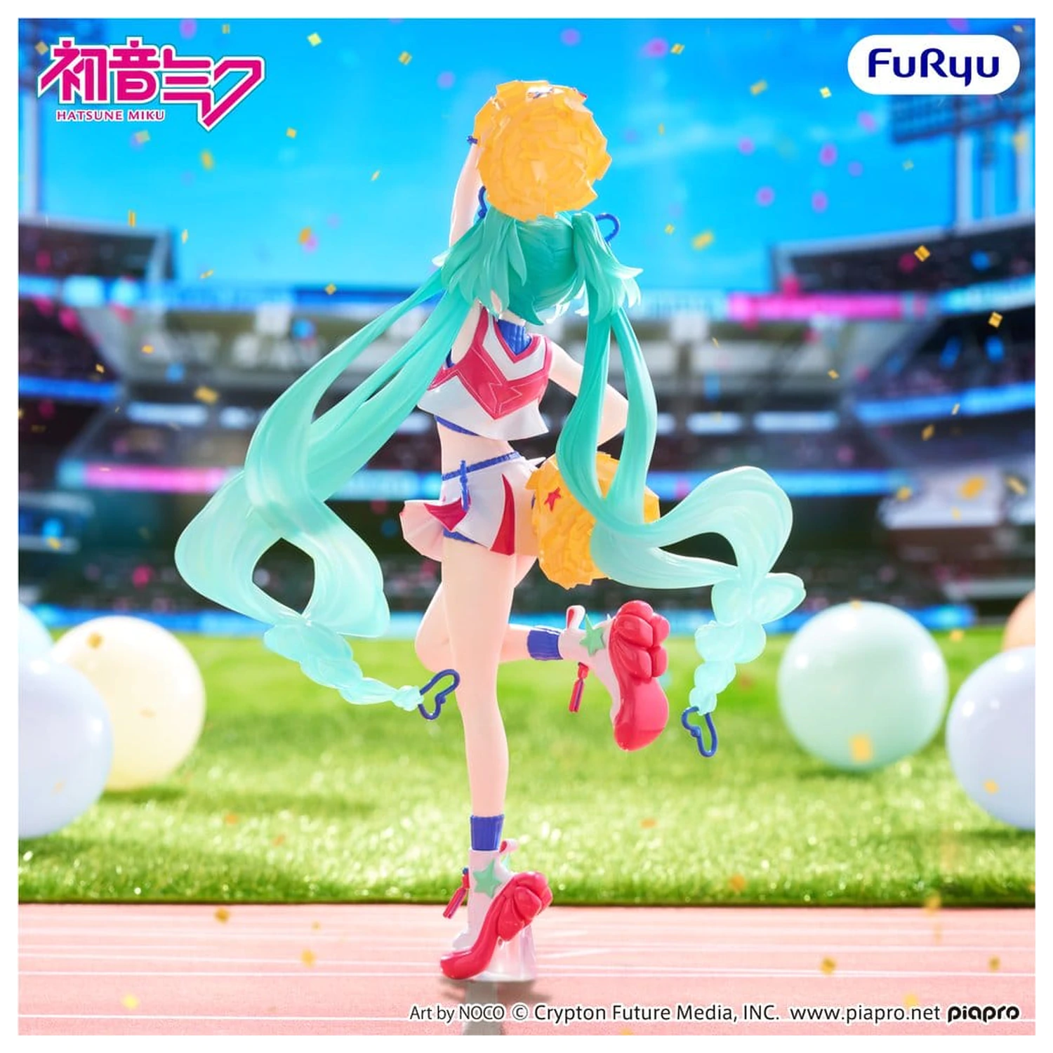 Hatsune Miku Muchute figurina PVC Cheerleader Ver. 22 cm poza produsului