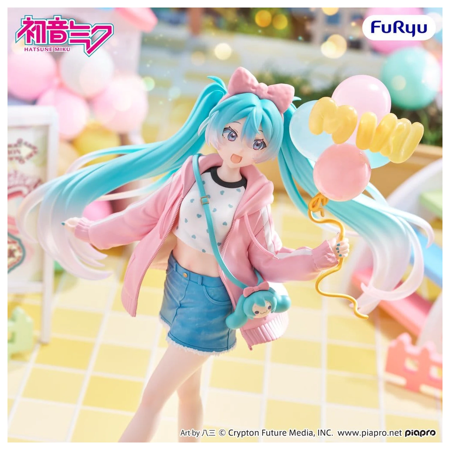 Hatsune Miku Muchute figurina PVC Tema Parcul de distractii Date Version 19 cm poza produsului