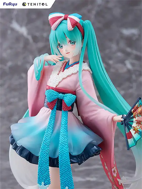Hatsune Miku Statuie Neo Tokyo Series Kimono 22 cm poza produsului
