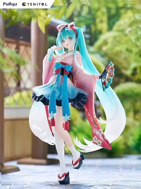 Hatsune Miku Statuie Neo Tokyo Series Kimono 22 cm poza produsului