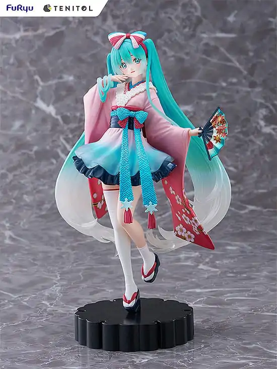 Hatsune Miku Statuie Neo Tokyo Series Kimono 22 cm poza produsului
