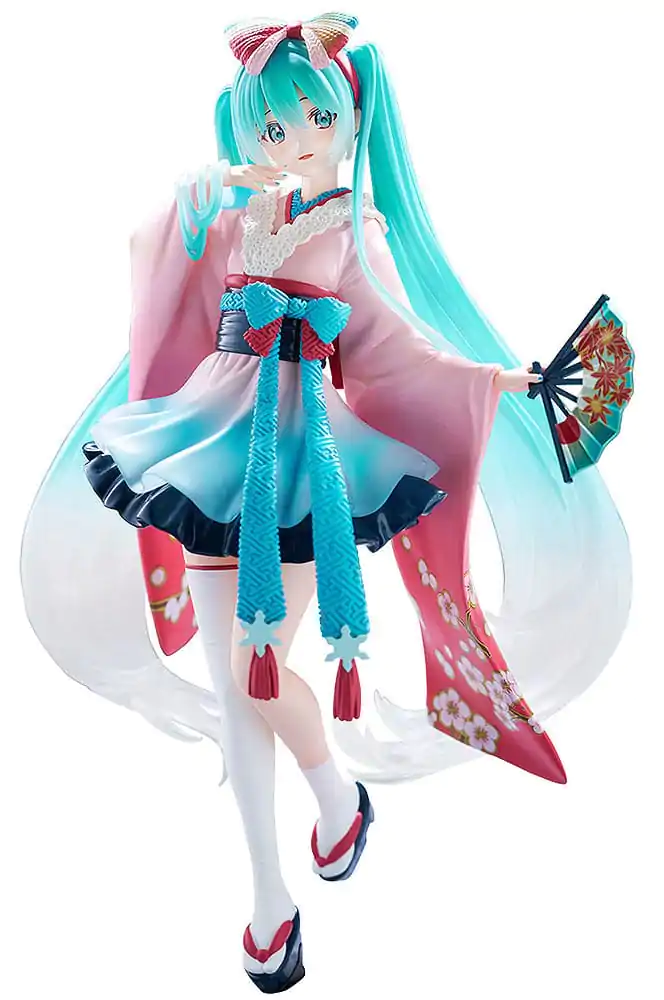 Hatsune Miku Statuie Neo Tokyo Series Kimono 22 cm poza produsului