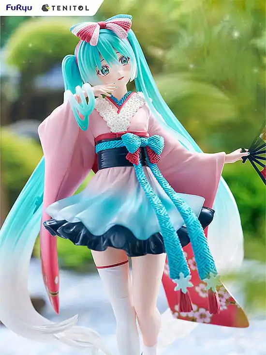 Hatsune Miku Statuie Neo Tokyo Series Kimono 22 cm poza produsului
