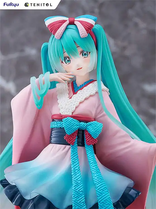 Hatsune Miku Statuie Neo Tokyo Series Kimono 22 cm poza produsului