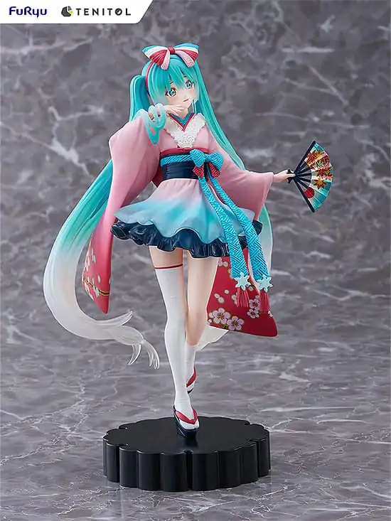 Hatsune Miku Statuie Neo Tokyo Series Kimono 22 cm poza produsului