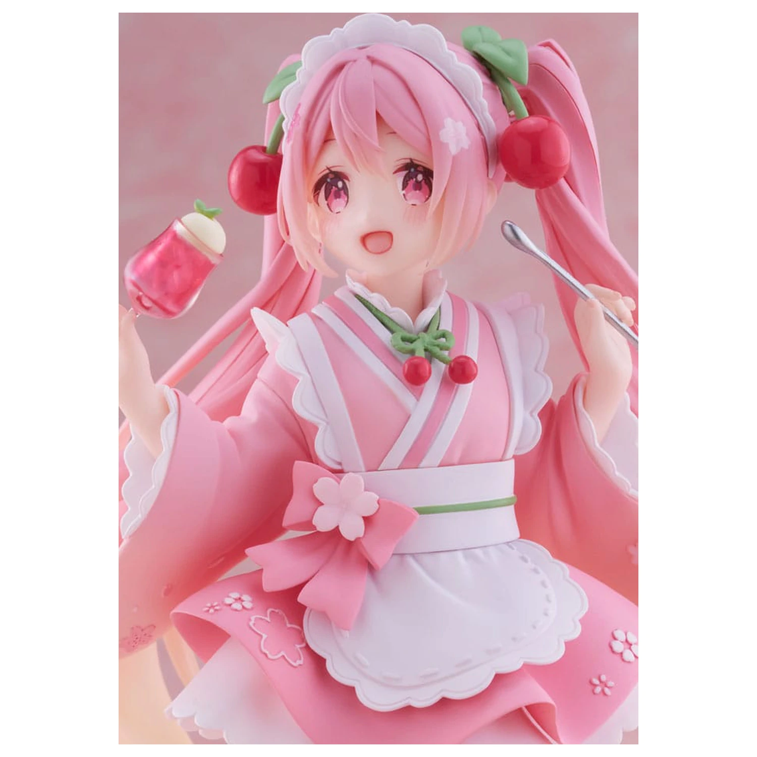 Hatsune Miku Statuie PVC Newley Written Sakura Miku Japanese Cafe Ver. Reissue 18 cm poza produsului