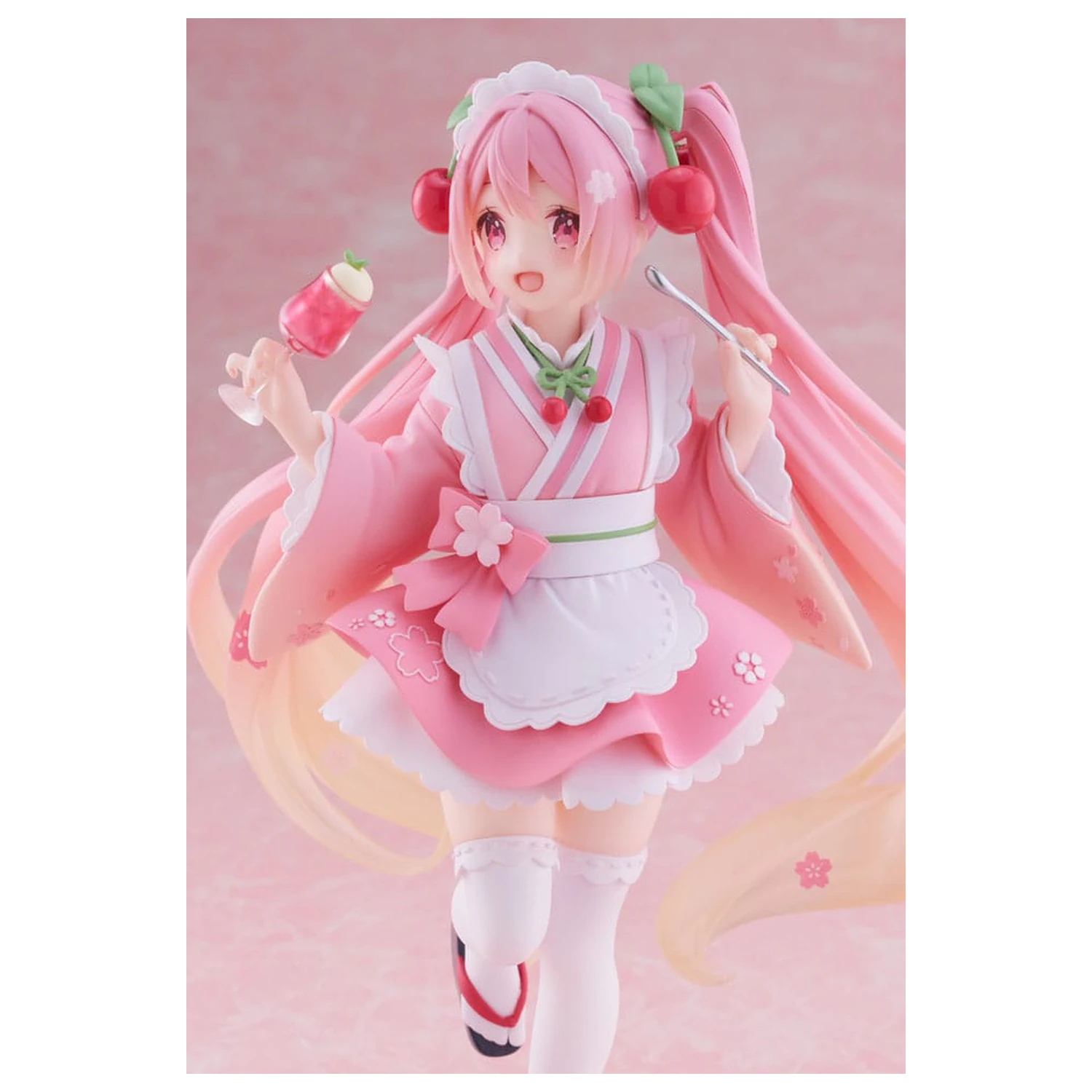 Hatsune Miku Statuie PVC Newley Written Sakura Miku Japanese Cafe Ver. Reissue 18 cm poza produsului