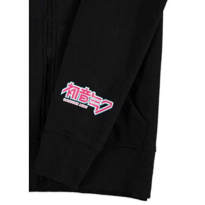 Hatsune Miku hanorac cu fermoar negru poza produsului