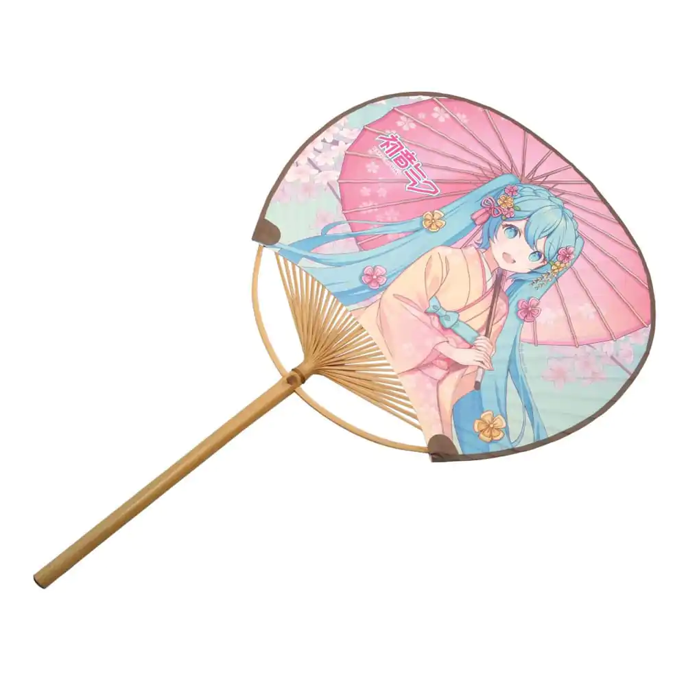 Hatsune Miku evantai Uchiwa nepliabil Miku Kimono poza produsului