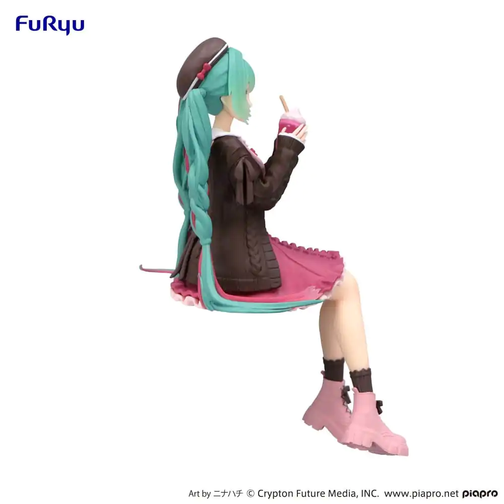 Statuie PVC Opritor de Tăiței Hatsune Miku Autumn Date Pink Color Ver. 14 cm poza produsului