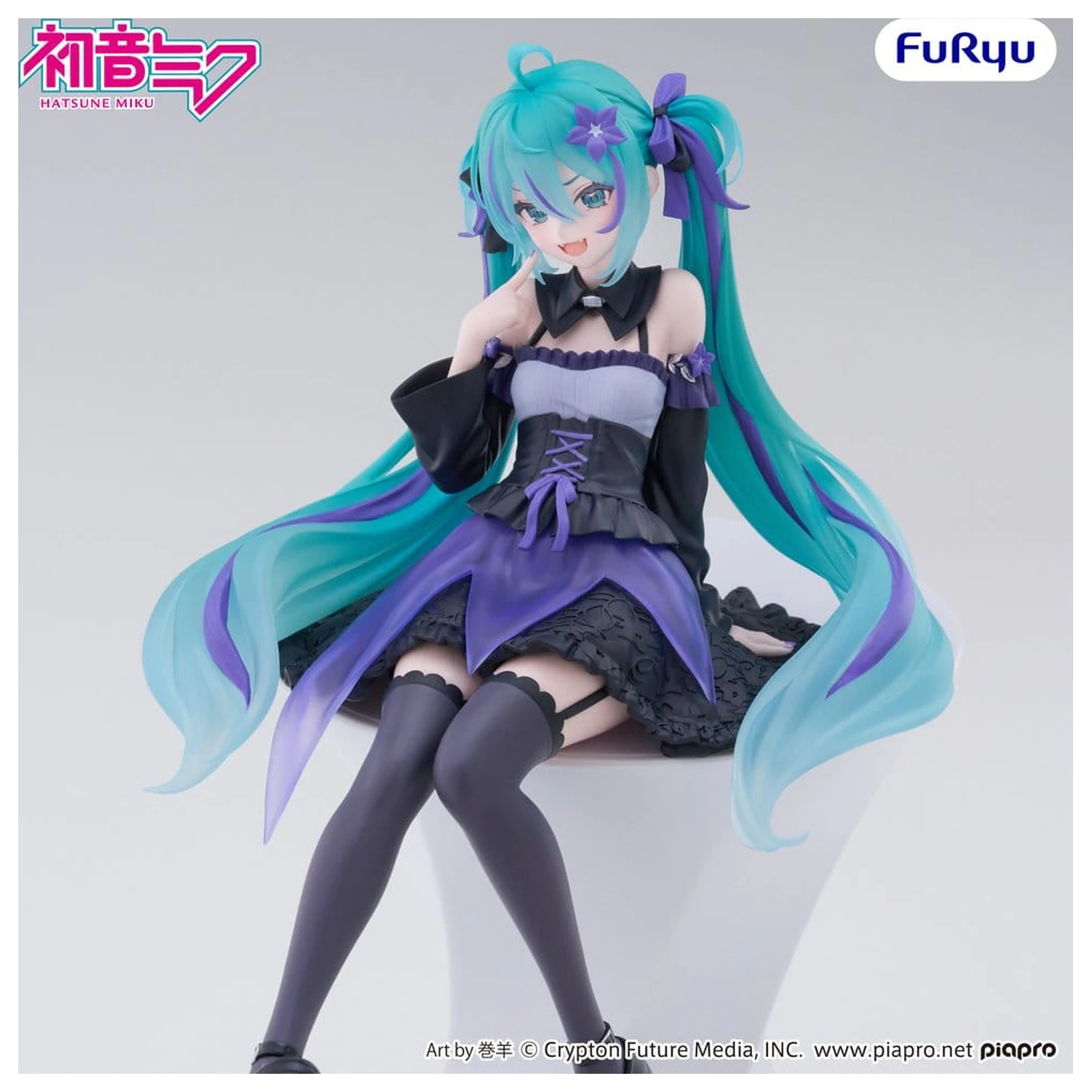 Hatsune Miku Noodle Stopper Figurina PVC Flower Fairy Bellflower 14 cm poza produsului