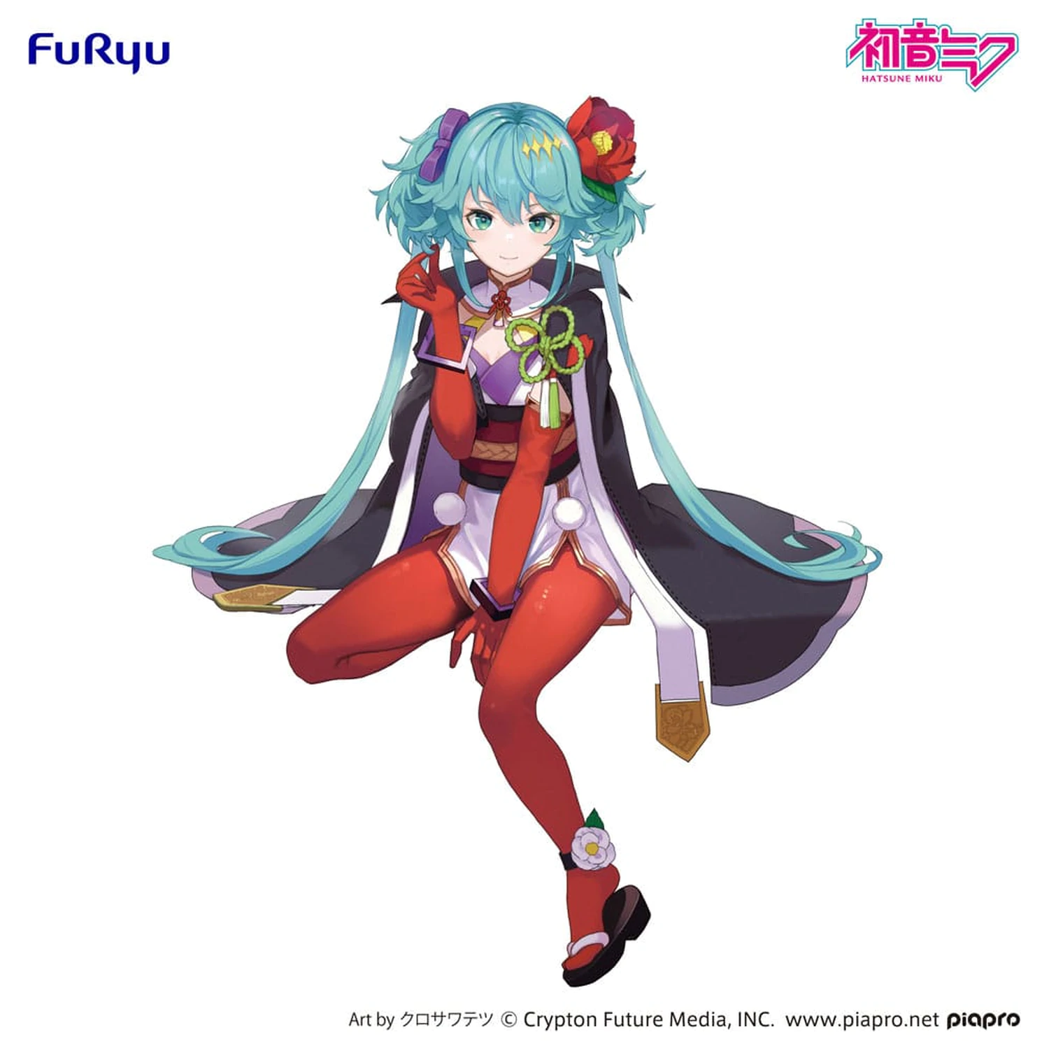 Hatsune Miku Noodle Stopper Statuie din PVC Flower Fairy Camellia 15 cm poza produsului