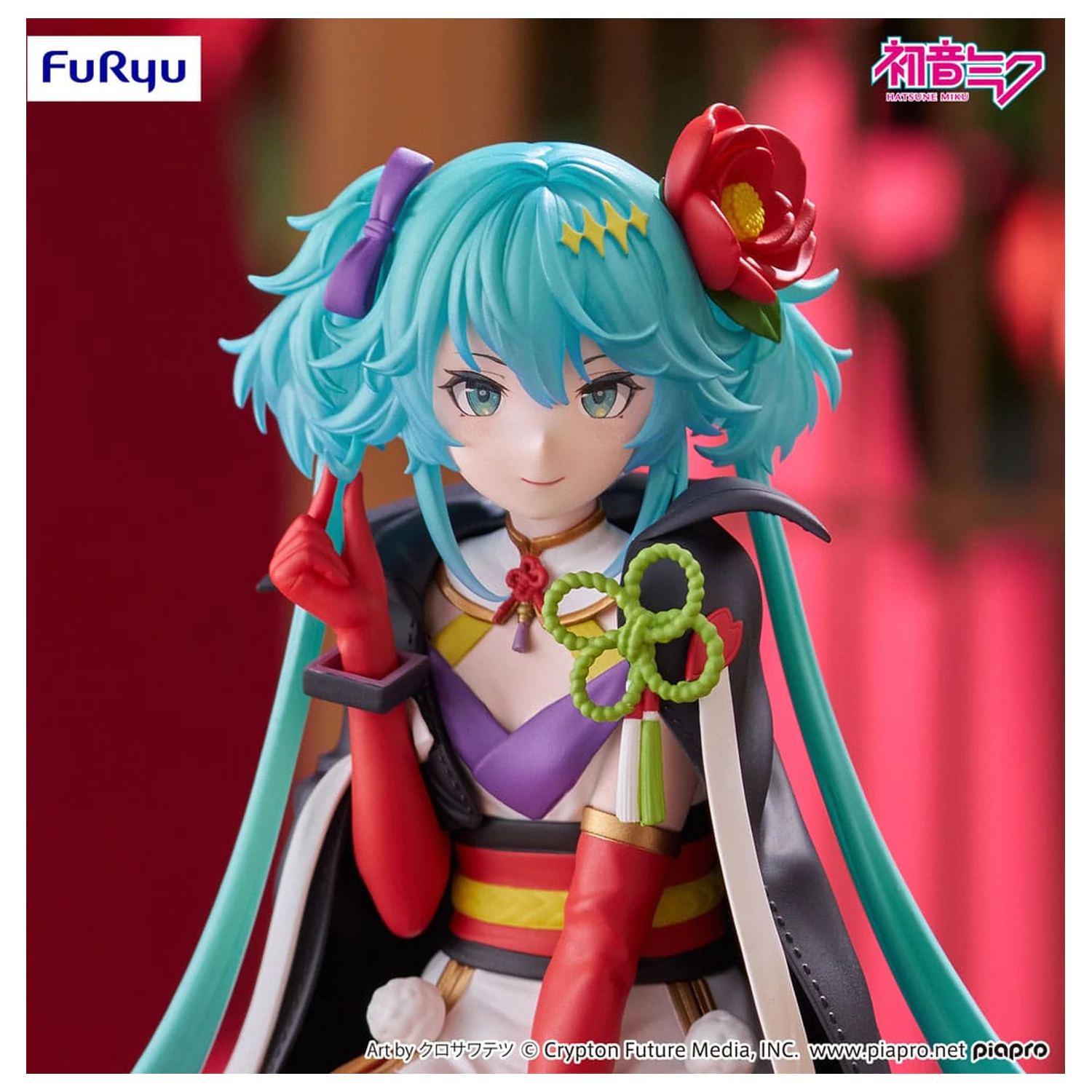 Hatsune Miku Noodle Stopper Statuie din PVC Flower Fairy Camellia 15 cm poza produsului