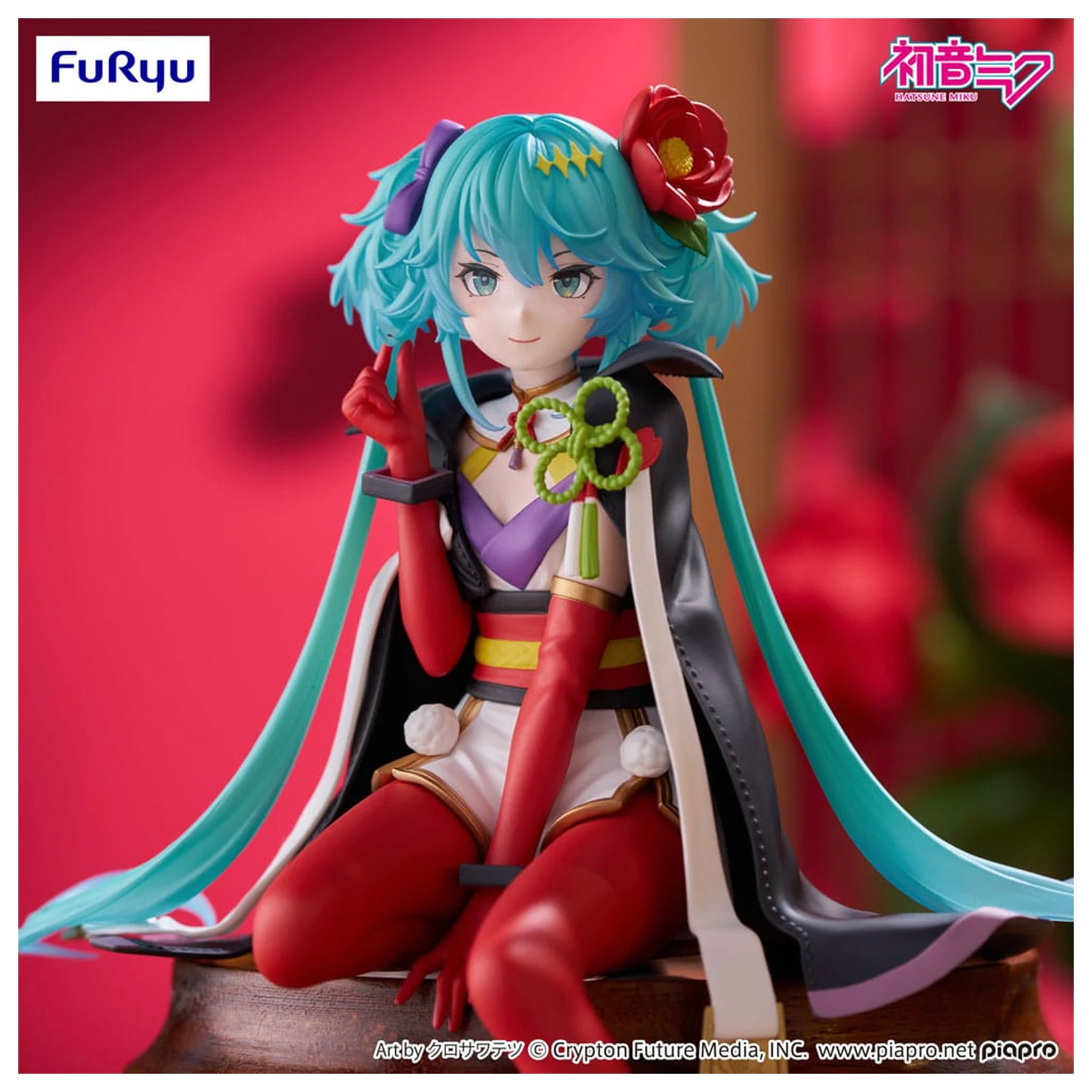 Hatsune Miku Noodle Stopper Statuie din PVC Flower Fairy Camellia 15 cm poza produsului