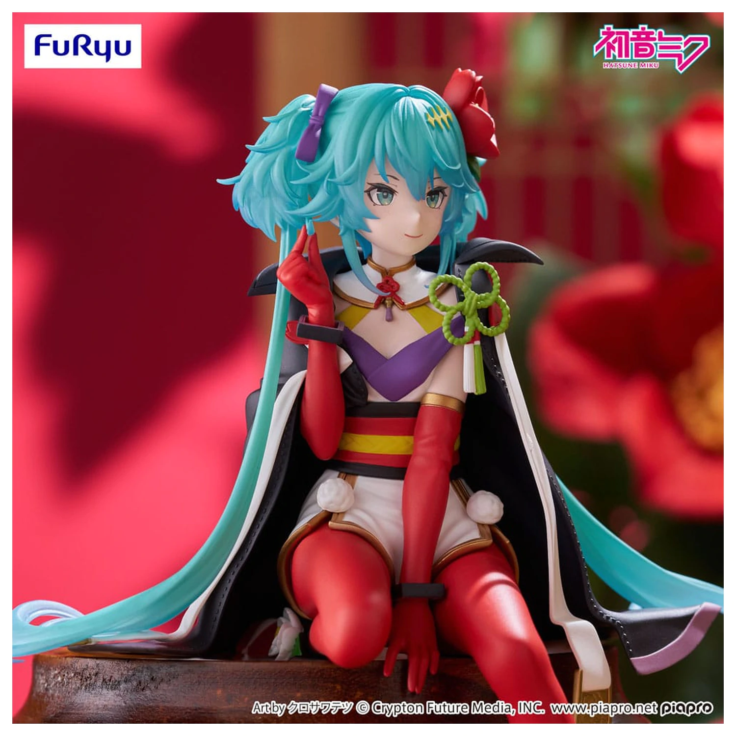 Hatsune Miku Noodle Stopper Statuie din PVC Flower Fairy Camellia 15 cm poza produsului
