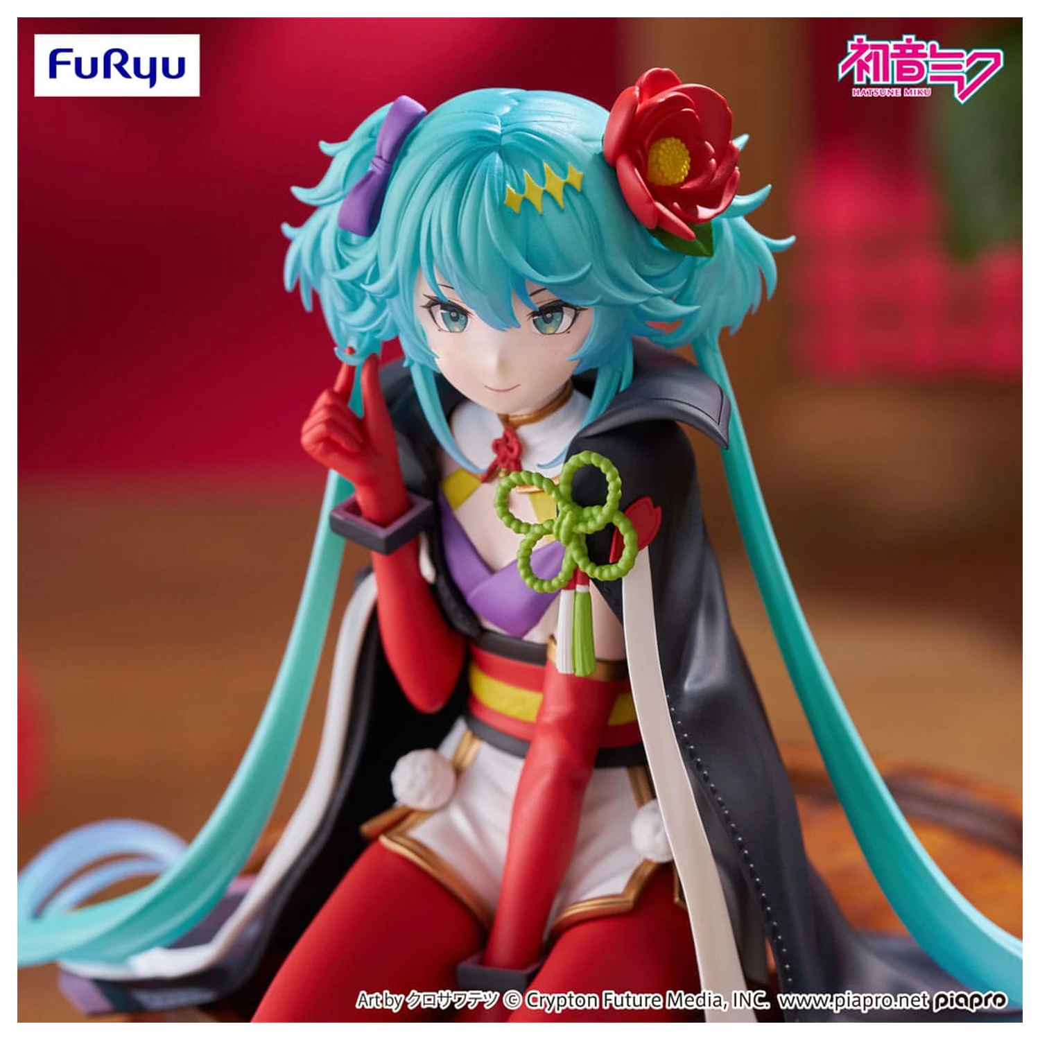 Hatsune Miku Noodle Stopper Statuie din PVC Flower Fairy Camellia 15 cm poza produsului