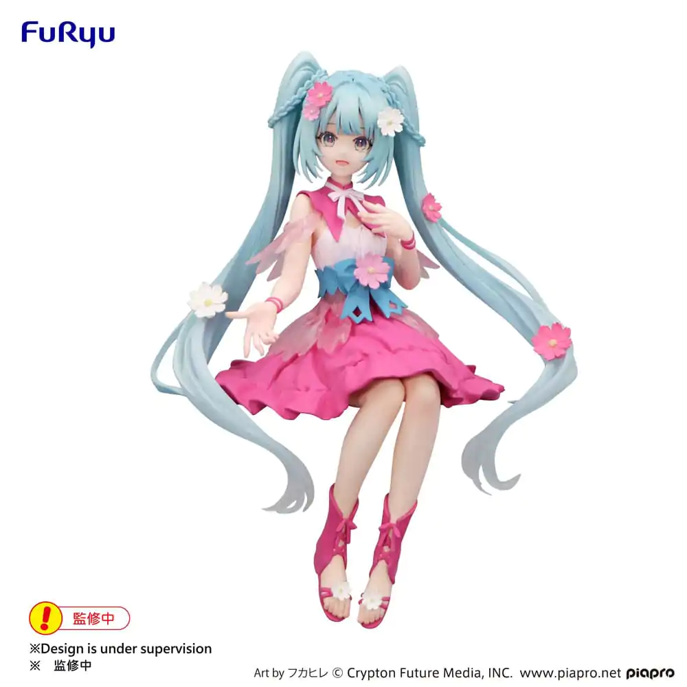 Hatsune Miku Noodle Stopper Statuie PVC Flower Fairy Cosmos 14 cm poza produsului