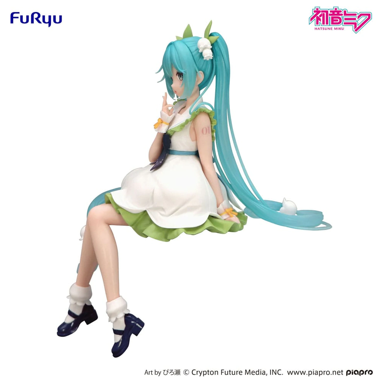 Hatsune Miku Noodle Stopper PVC Statuie Flower Fairy Lily of the Valley 14 cm poza produsului