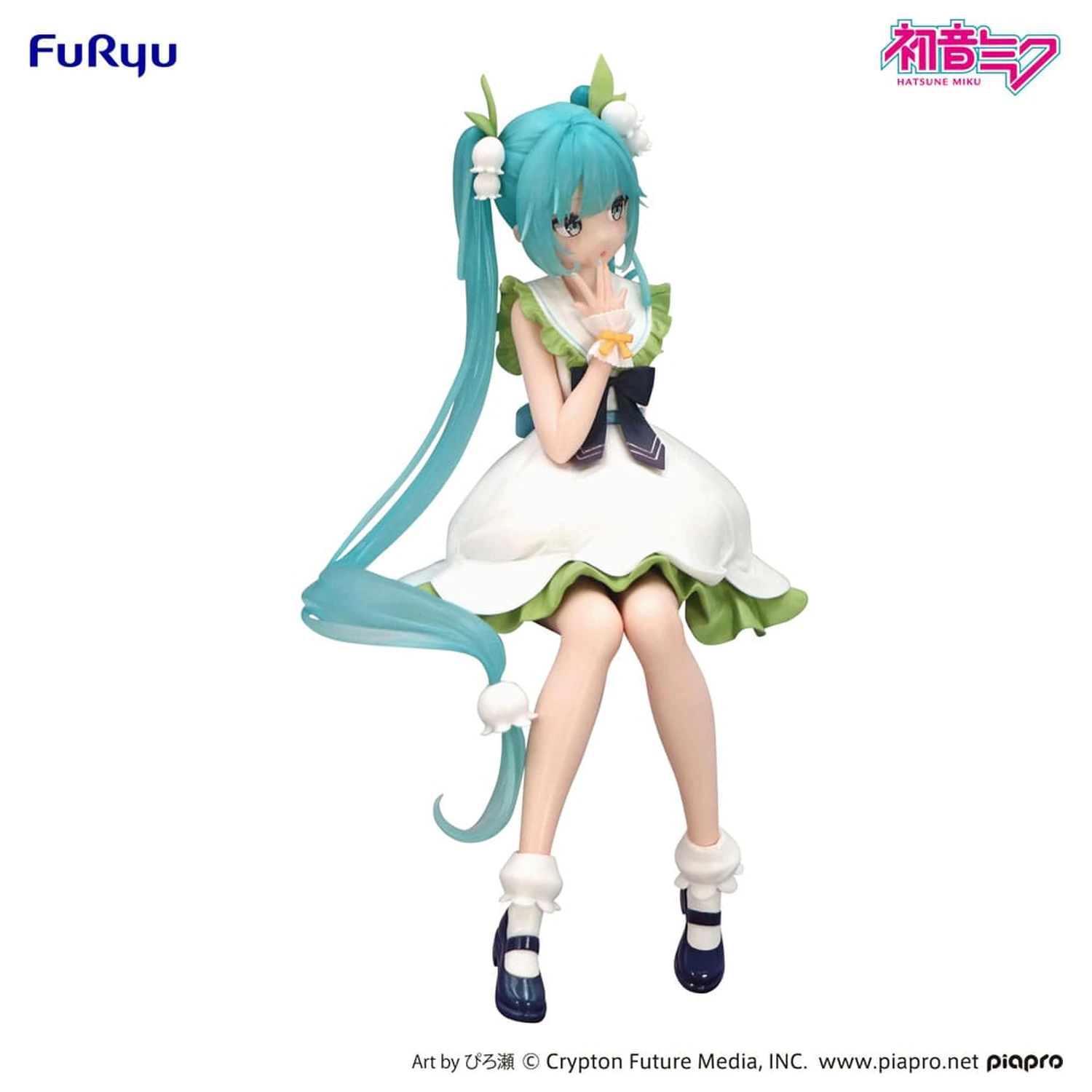 Hatsune Miku Noodle Stopper PVC Statuie Flower Fairy Lily of the Valley 14 cm poza produsului