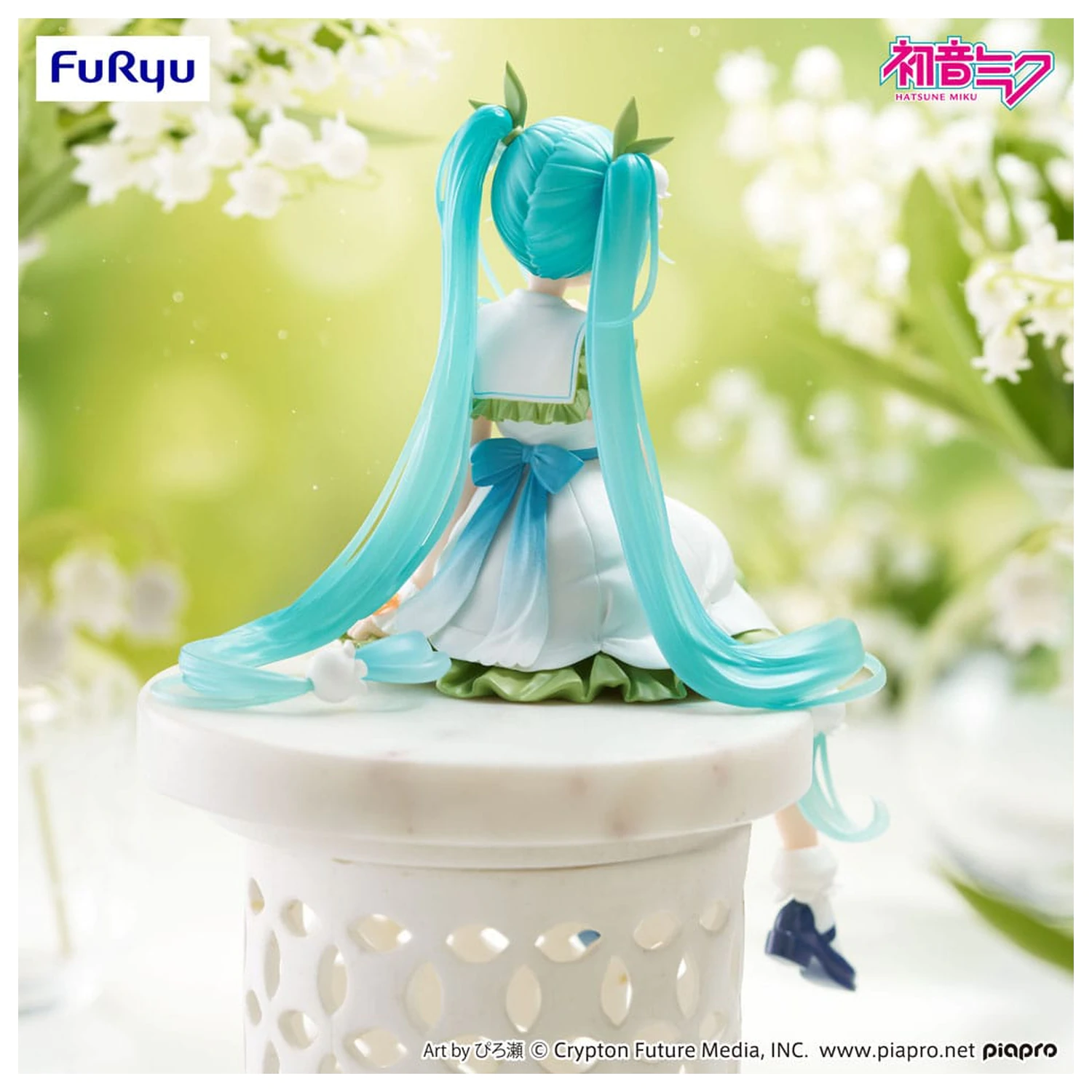 Hatsune Miku Noodle Stopper PVC Statuie Flower Fairy Lily of the Valley 14 cm poza produsului