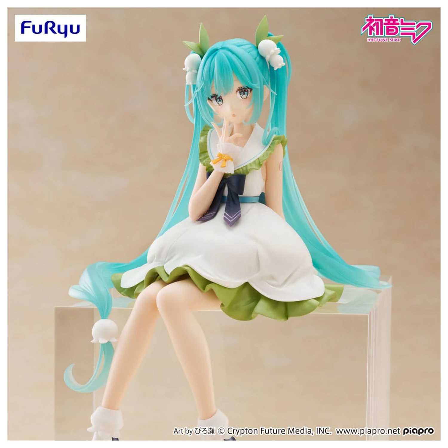Hatsune Miku Noodle Stopper PVC Statuie Flower Fairy Lily of the Valley 14 cm poza produsului