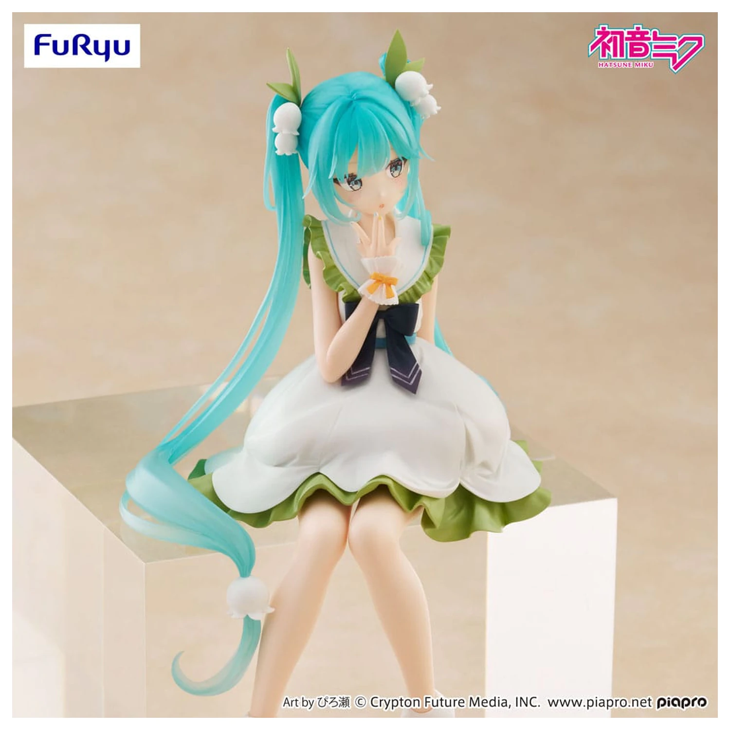 Hatsune Miku Noodle Stopper PVC Statuie Flower Fairy Lily of the Valley 14 cm poza produsului