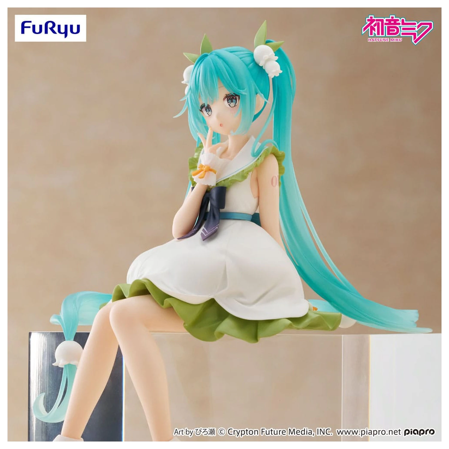 Hatsune Miku Noodle Stopper PVC Statuie Flower Fairy Lily of the Valley 14 cm poza produsului