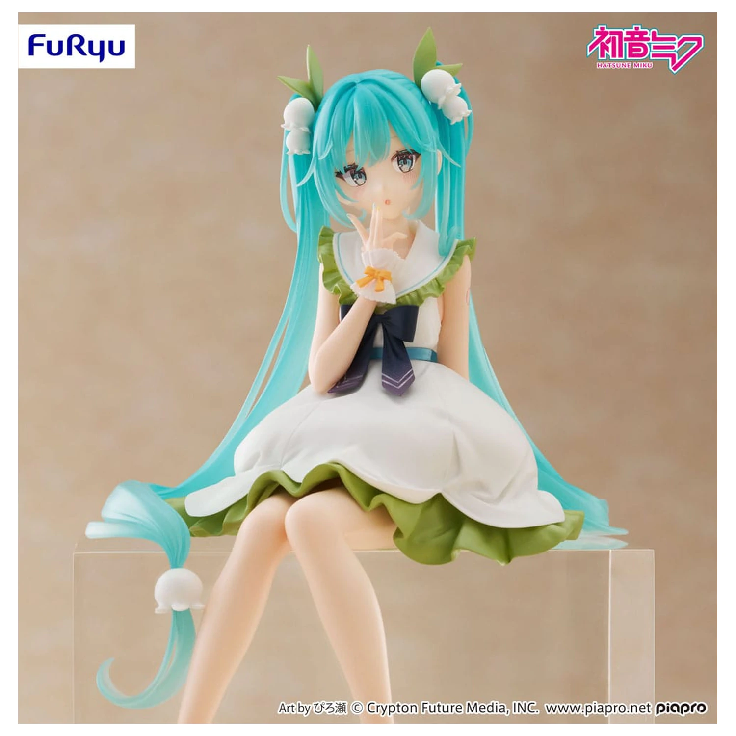 Hatsune Miku Noodle Stopper PVC Statuie Flower Fairy Lily of the Valley 14 cm poza produsului