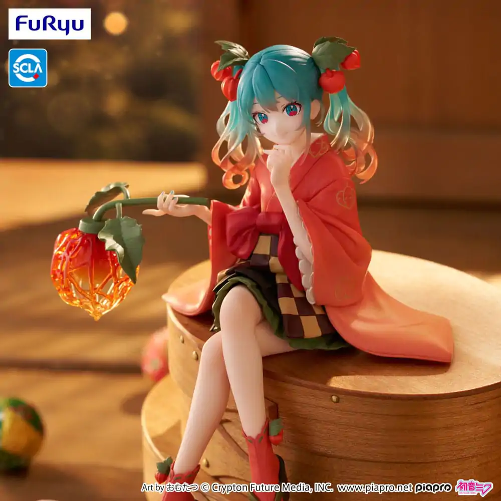 Statuetă PVC Opritor de Tăiței Hatsune Miku Flower Fairy Winter Cherry 15 cm poza produsului
