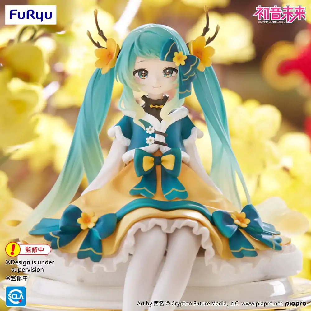 Statuie PVC Opritor de Tăiței Hatsune Miku Hatsune Miku 2025 Anul Nou Chinezesc Ver. 14 cm poza produsului