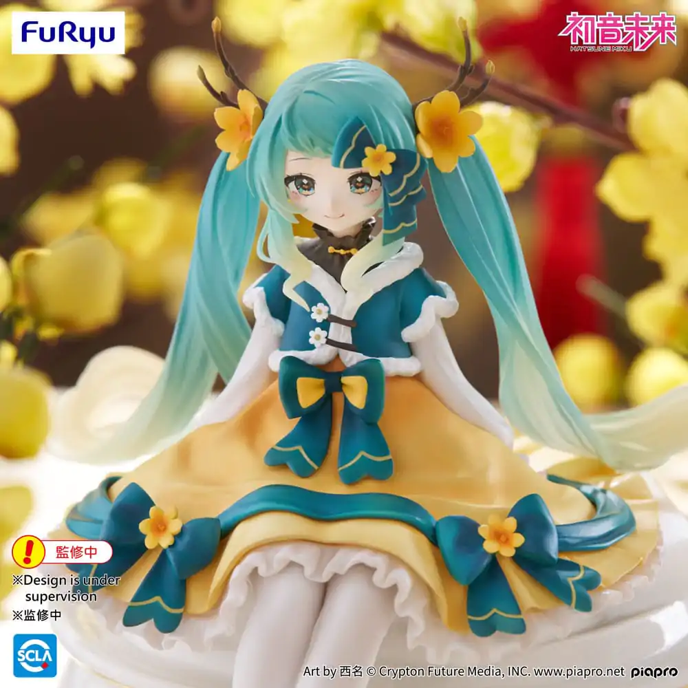 Statuie PVC Opritor de Tăiței Hatsune Miku Hatsune Miku 2025 Anul Nou Chinezesc Ver. 14 cm poza produsului