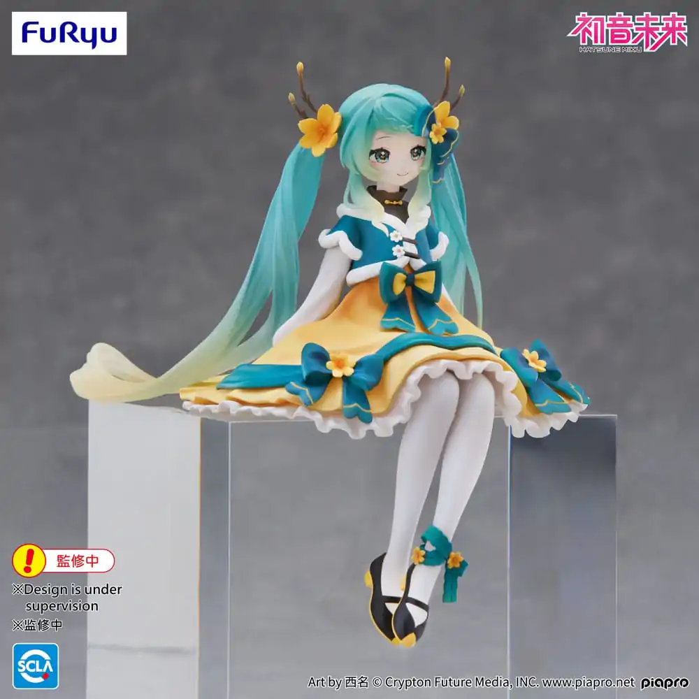 Statuie PVC Opritor de Tăiței Hatsune Miku Hatsune Miku 2025 Anul Nou Chinezesc Ver. 14 cm poza produsului