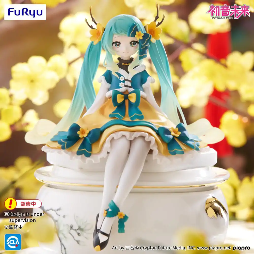 Statuie PVC Opritor de Tăiței Hatsune Miku Hatsune Miku 2025 Anul Nou Chinezesc Ver. 14 cm poza produsului