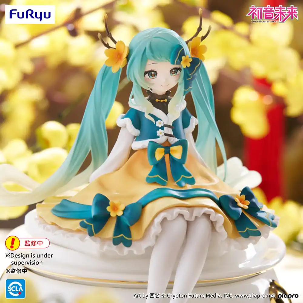 Statuie PVC Opritor de Tăiței Hatsune Miku Hatsune Miku 2025 Anul Nou Chinezesc Ver. 14 cm poza produsului