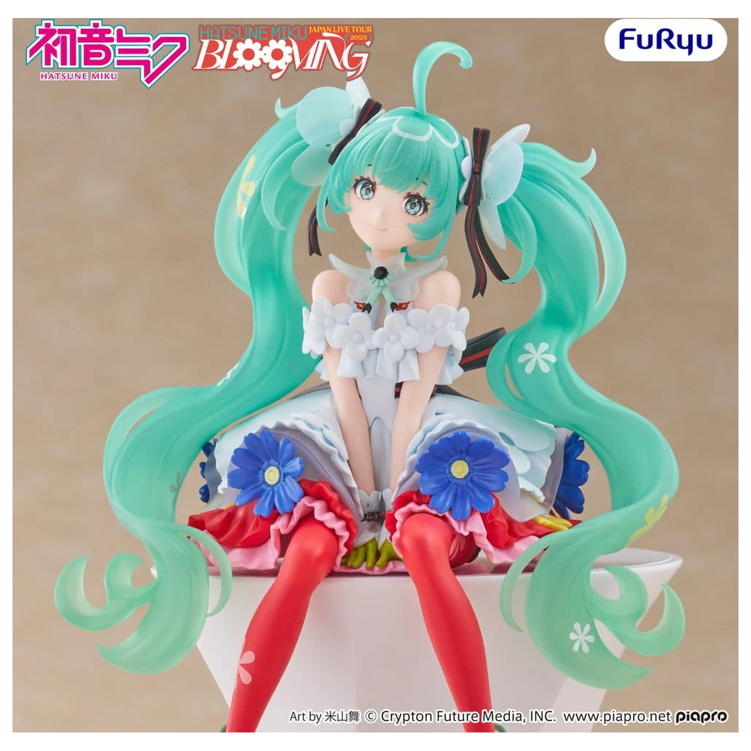 Hatsune Miku Noodle Stopper statuie din PVC Hatsune Miku Japan Live Tour 2025 Blooming 14 cm poza produsului