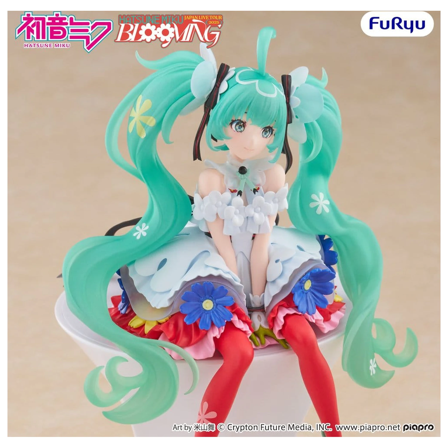 Hatsune Miku Noodle Stopper statuie din PVC Hatsune Miku Japan Live Tour 2025 Blooming 14 cm poza produsului