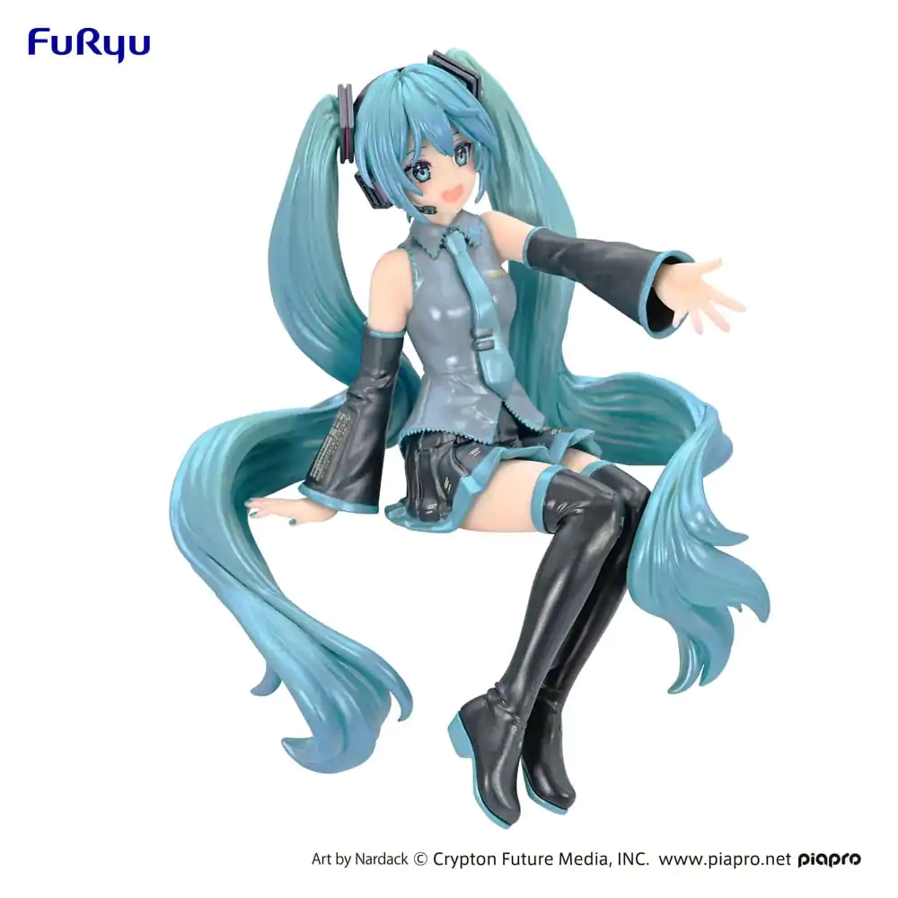 Statuie PVC opritor de tăiței Hatsune Miku Nardack Pearl Color Ver. 14 cm poza produsului