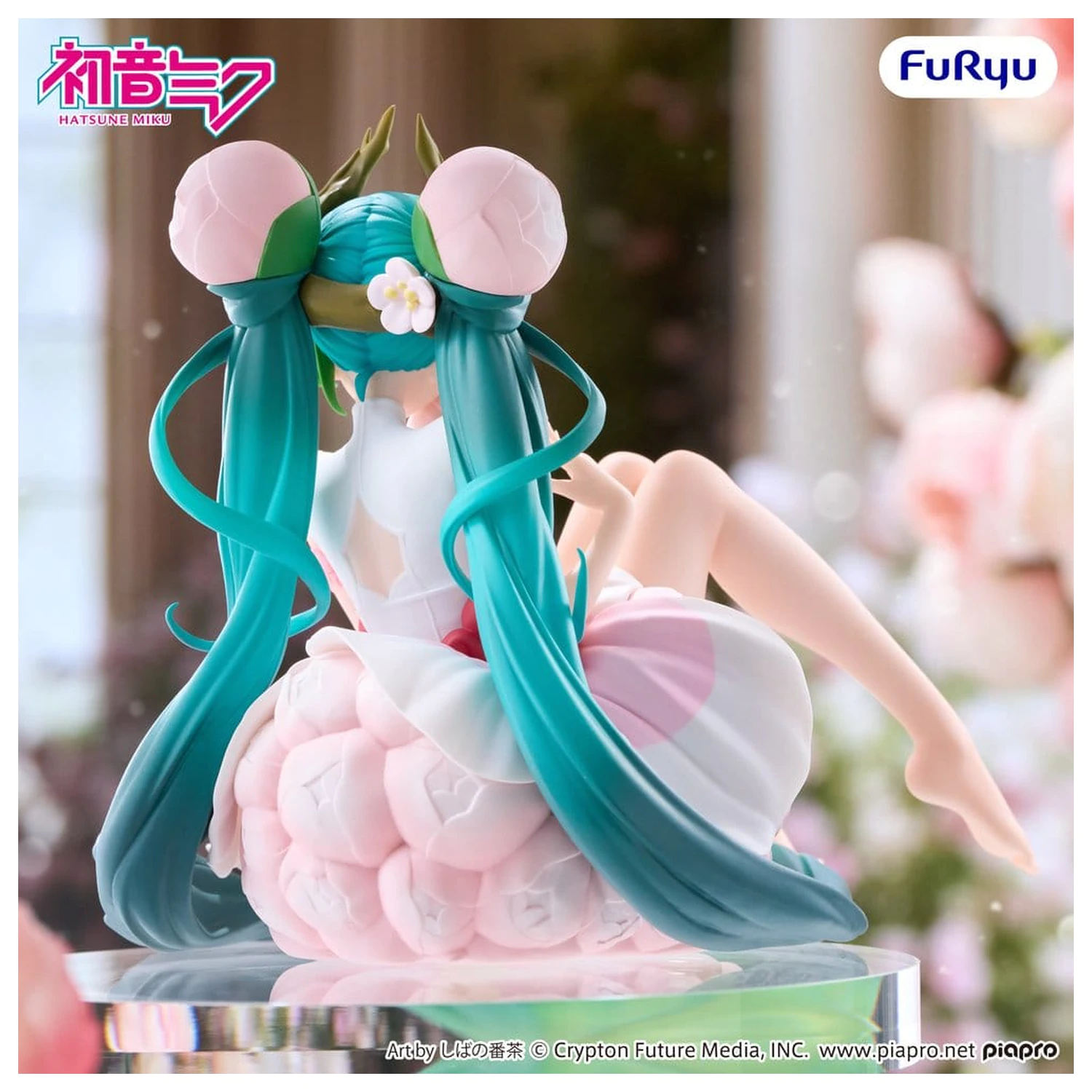 Hatsune Miku Noodle Stopper Figurina PVC Flower Fairy White Plum Blossom 13 cm poza produsului