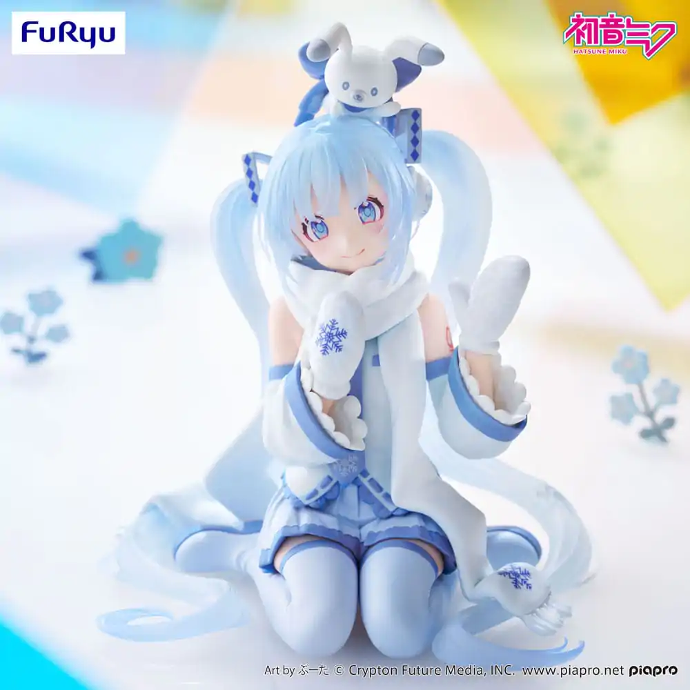 Hatsune Miku Noodle Stopper PVC Statuie Snow Miku Sky Town 10th Ver. 15 cm poza produsului
