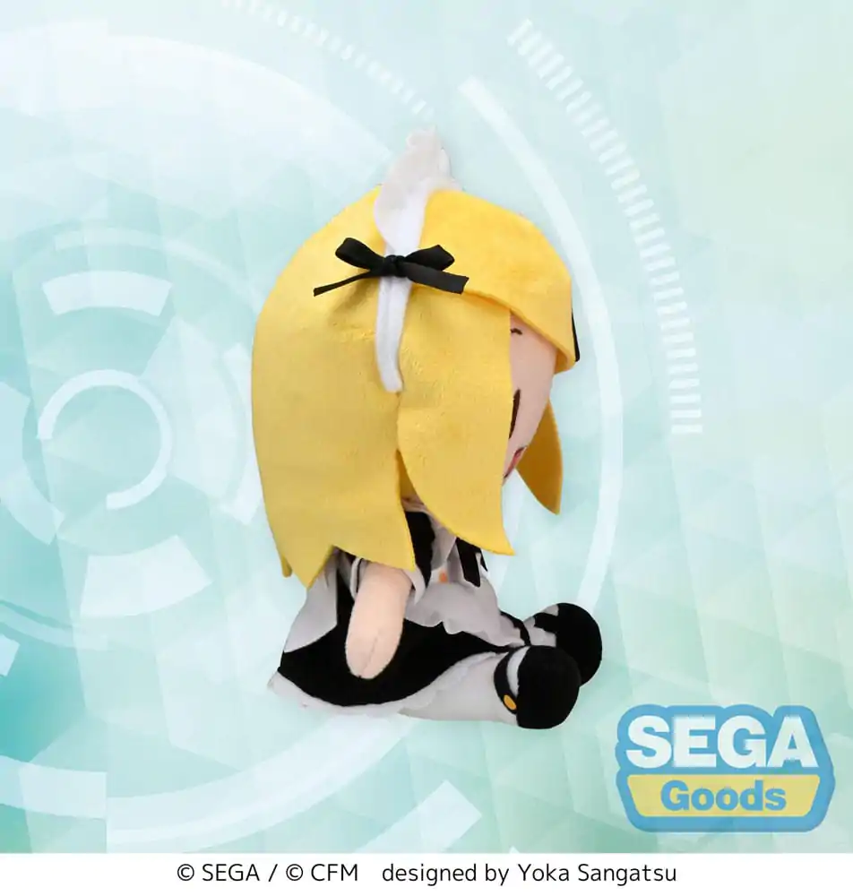 Hatsune Miku: Project DIVA Arcade Future Tone Fuwa Petit Figurina de pluș Kagamine Rin Maid Ver. (EX) 16 cm poza produsului