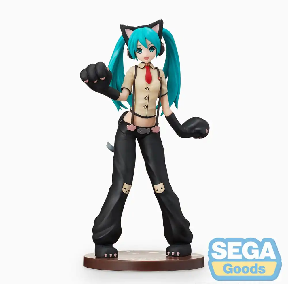 Statuie PVC Hatsune Miku Project DIVA Arcade Future Tone SPM Hatsune Miku Pisică 23 cm poza produsului
