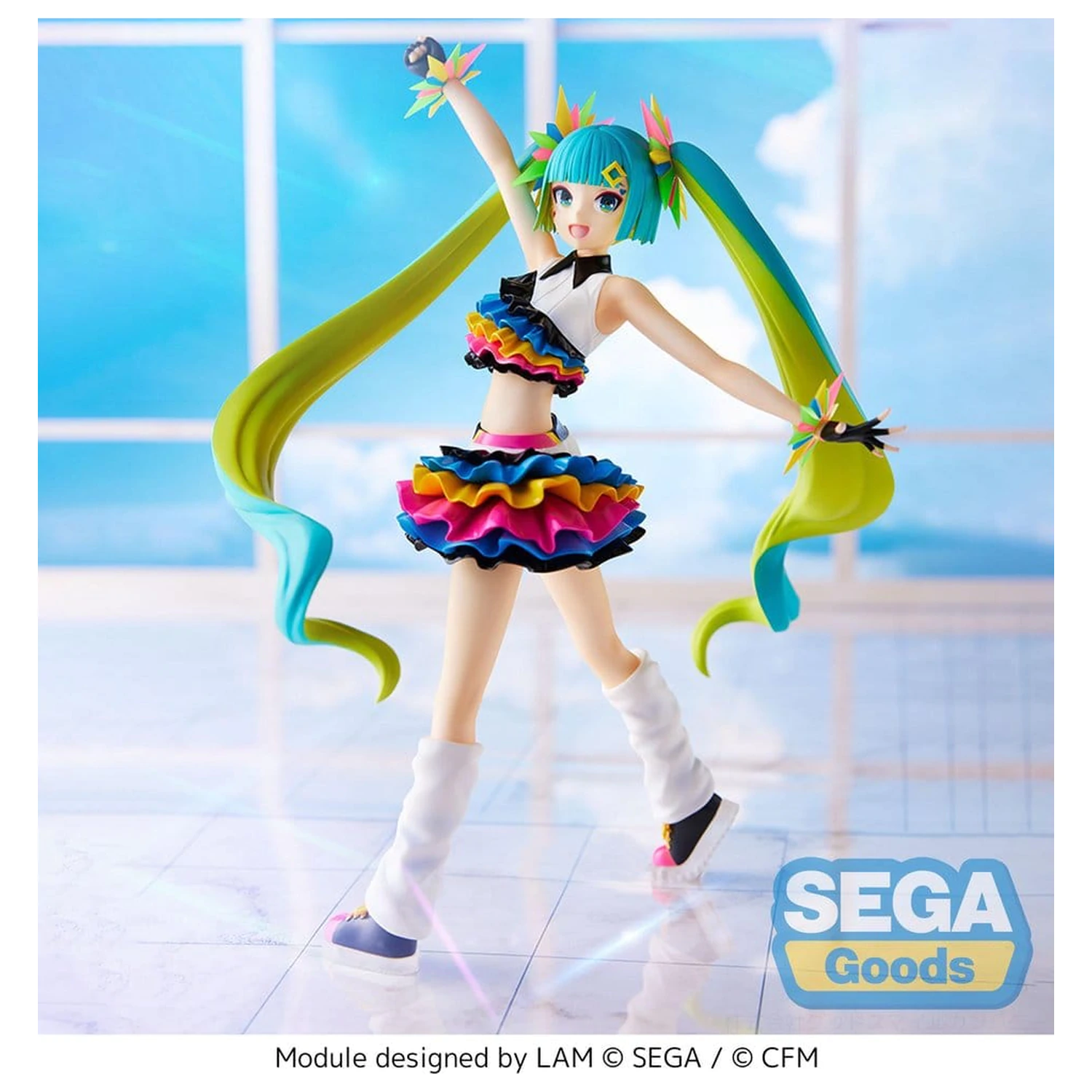 Hatsune Miku Project DIVA MEGA39's FIGURIZM Figurină din PVC Hatsune Miku - Catch the Wave 25 cm poza produsului