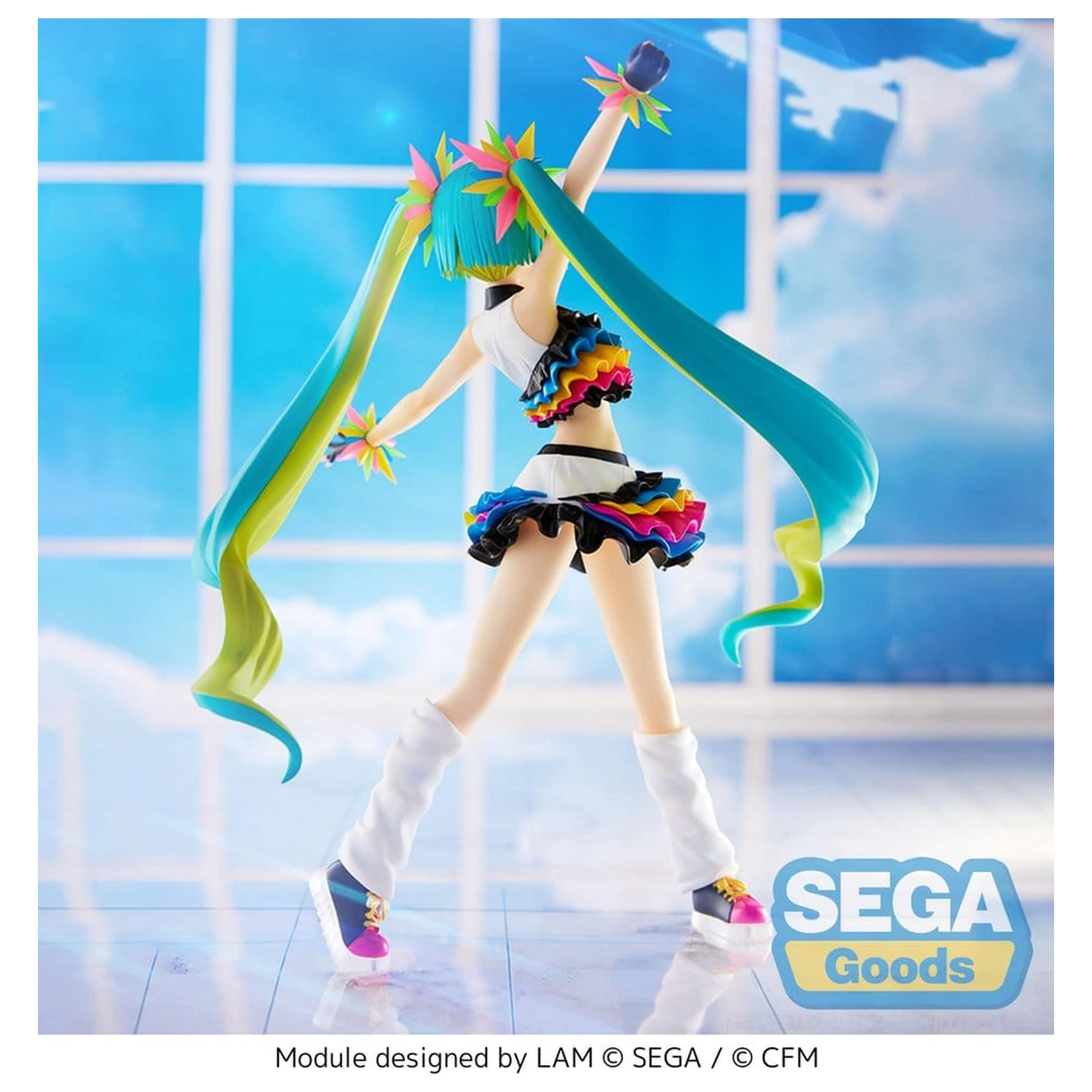 Hatsune Miku Project DIVA MEGA39's FIGURIZM Figurină din PVC Hatsune Miku - Catch the Wave 25 cm poza produsului