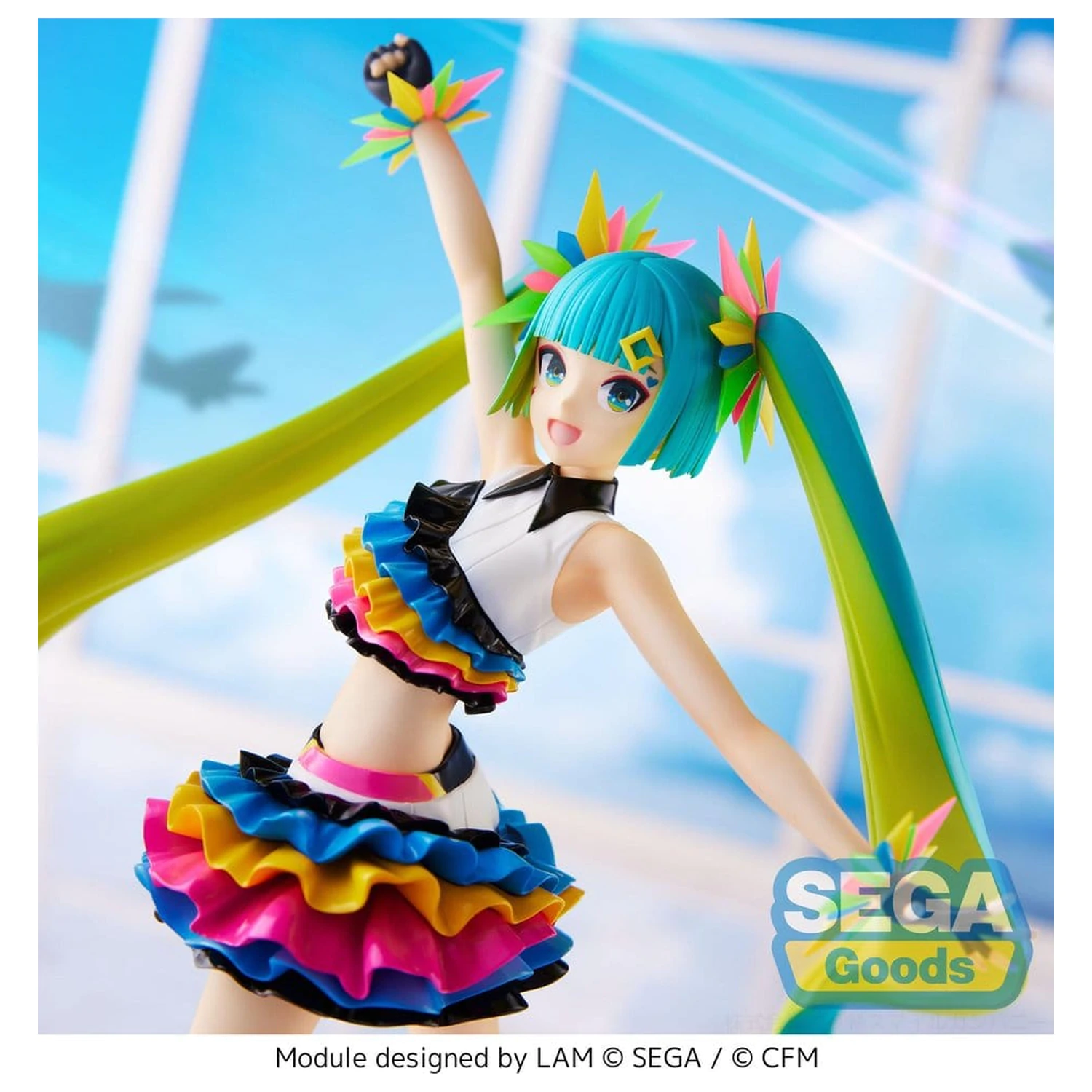 Hatsune Miku Project DIVA MEGA39's FIGURIZM Figurină din PVC Hatsune Miku - Catch the Wave 25 cm poza produsului