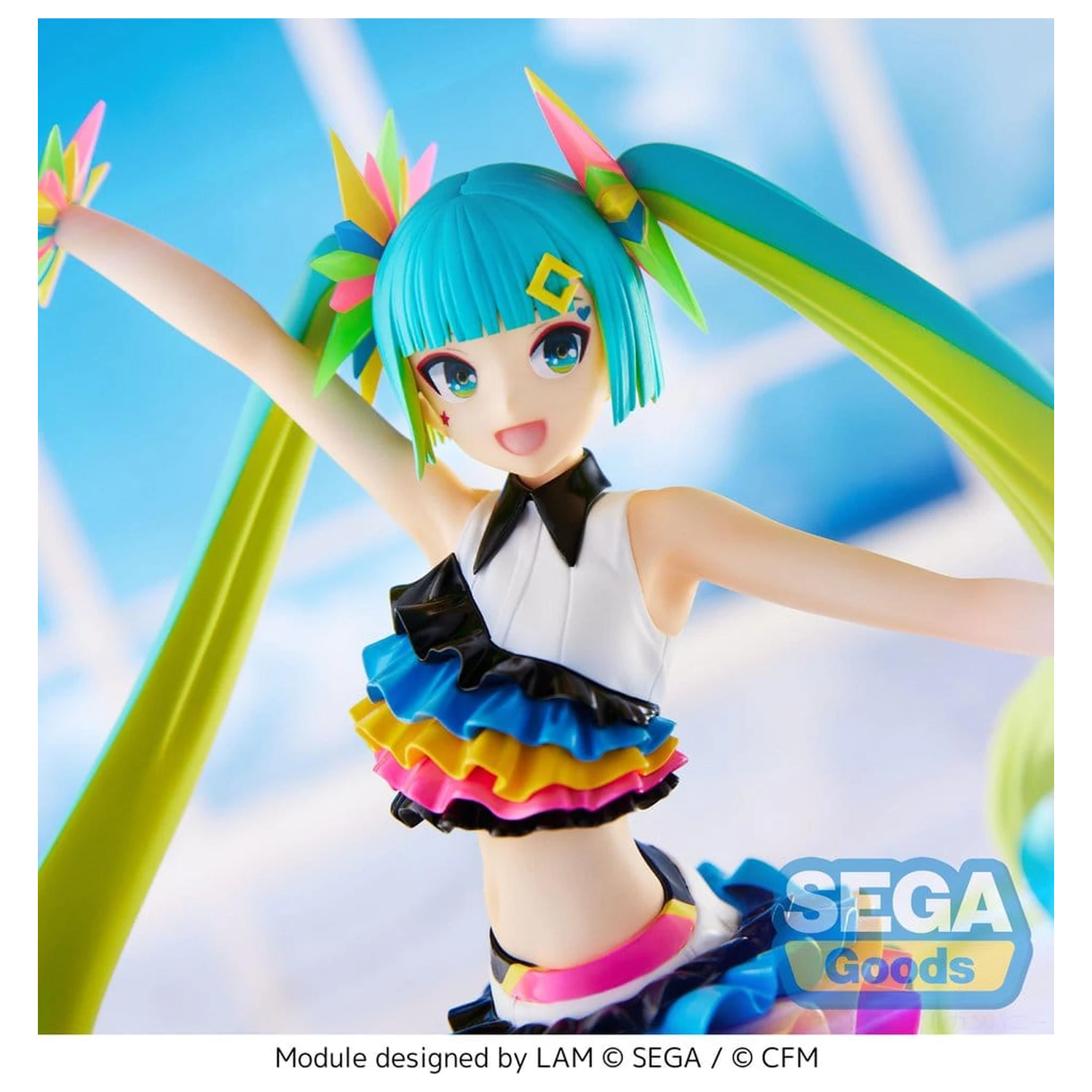 Hatsune Miku Project DIVA MEGA39's FIGURIZM Figurină din PVC Hatsune Miku - Catch the Wave 25 cm poza produsului