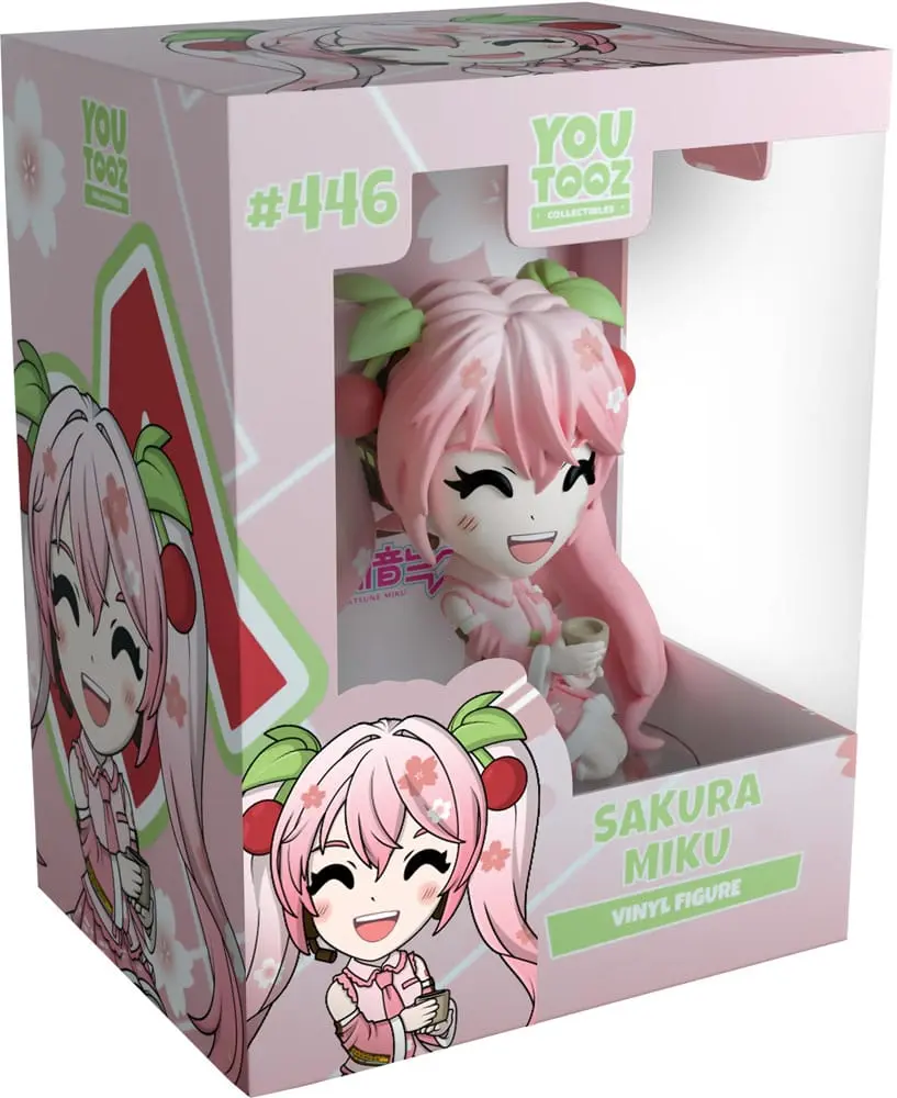 Figura din vinil Hatsune Miku Sakura Miku 9 cm poza produsului