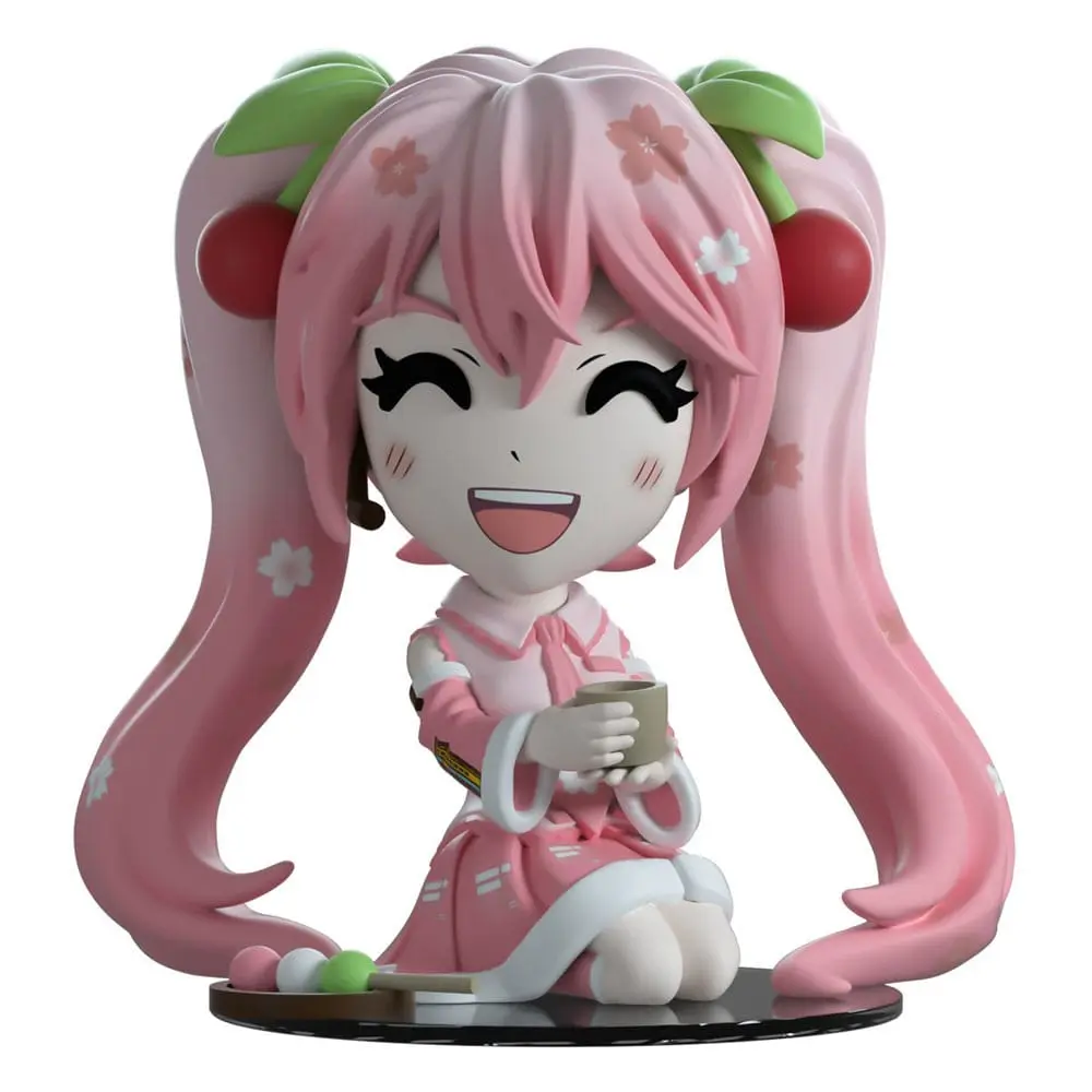 Figura din vinil Hatsune Miku Sakura Miku 9 cm poza produsului